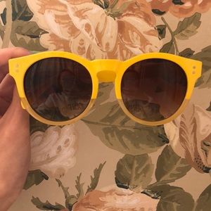 Anthropologie Yellow Sunglasses